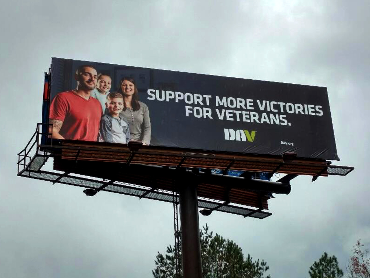 Outdoor Billboards Line Highways